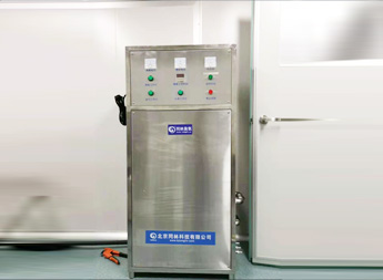 制藥廠容器清洗-高濃度臭氧水機(jī)現(xiàn)場(chǎng)安裝